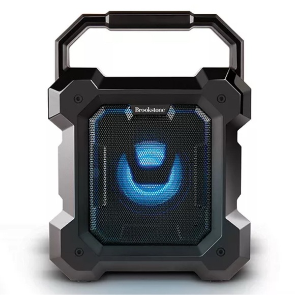 Brookstone Ruckus Portable Speaker with Microphone in Black, Open Box EXCELLENT! - Picture 2 of 13